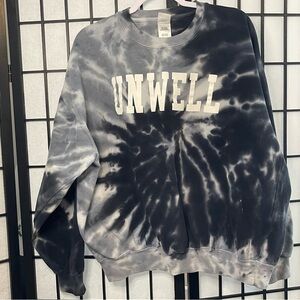Barstool Crew Neck UNWELL Tie-Dye Sweatshirt L